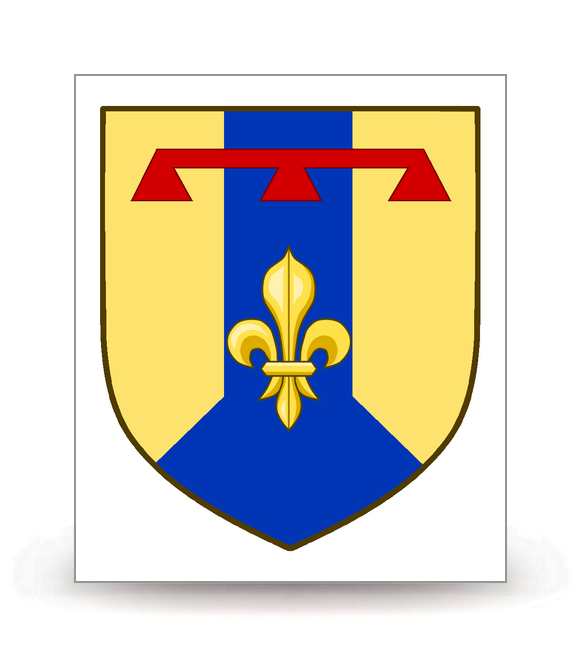 13 Bouches-du-Rhône - Blason Moderne - Autocollant plaque immatriculation®