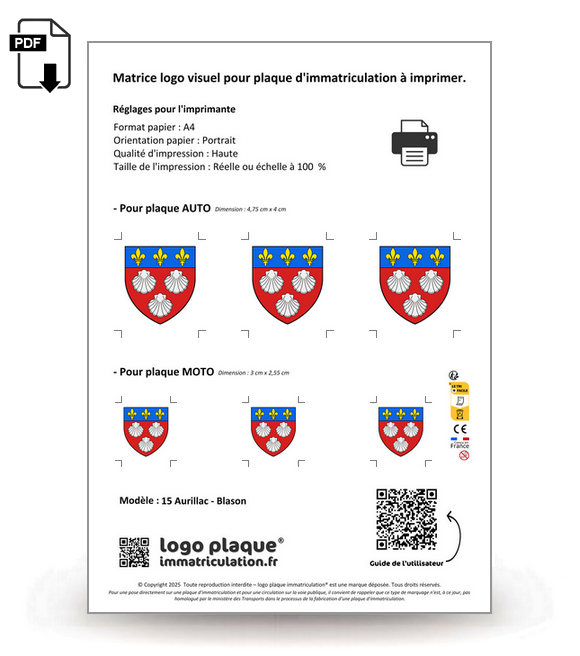 15 Aurillac - Blason