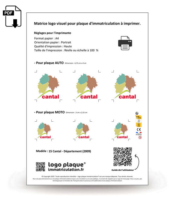 15 Cantal - Département (2009)