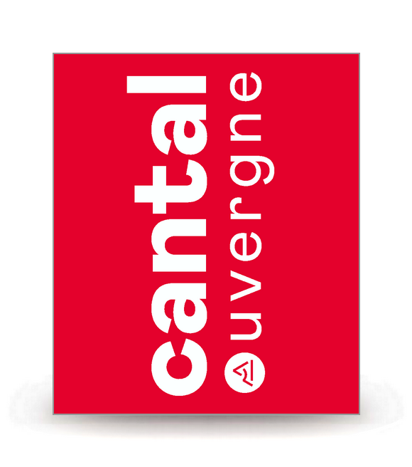 15 Cantal - Auvergne - Autocollant plaque immatriculation®