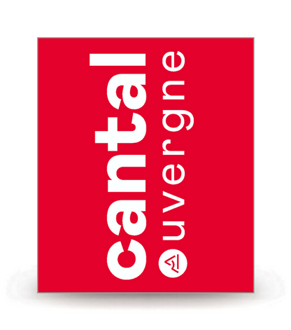15 Cantal - Auvergne - Autocollant plaque immatriculation®