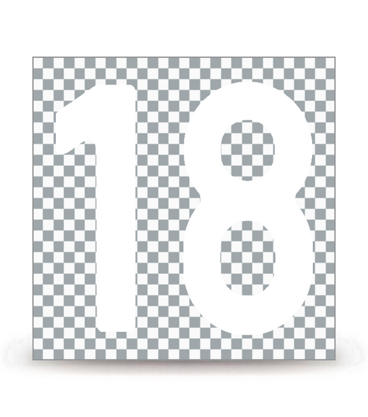 18 - Cher | Autocollant plaque immatriculation®