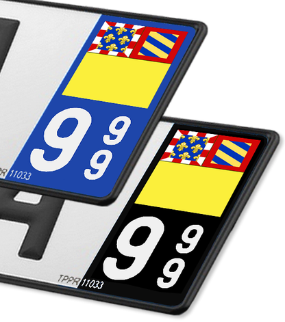 21 Côte-d'Or - Drapeau Ajusté