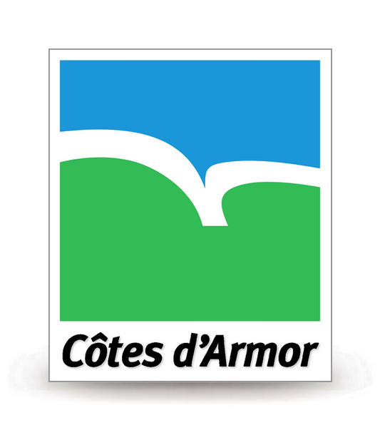 22 Côtes-d’Armor - Département (2014) - Autocollant plaque immatriculation®