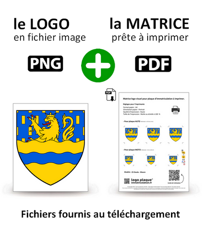 25 Doubs - Blason