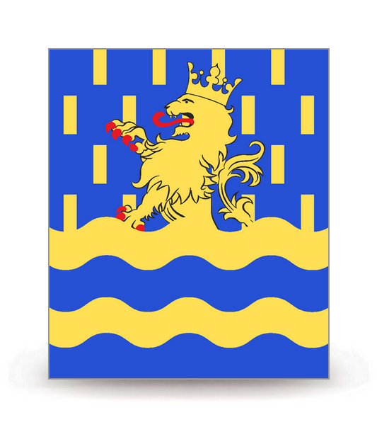 25 Doubs - Drapeau Ajusté