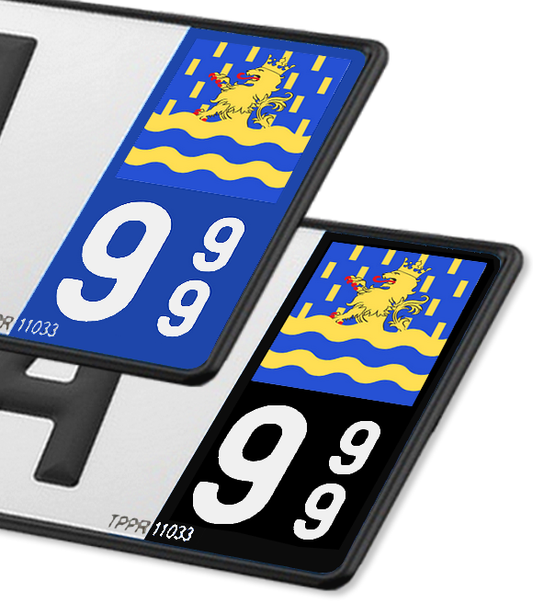 25 Doubs - Drapeau Ajusté