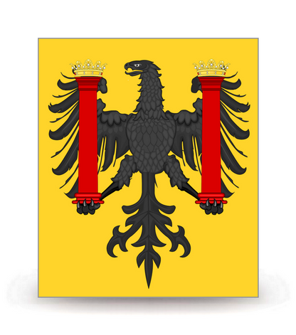 25 Besançon - Drapeau Ajusté - Autocollant plaque immatriculation®