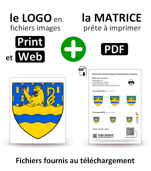 25 Doubs - Coat of Arms