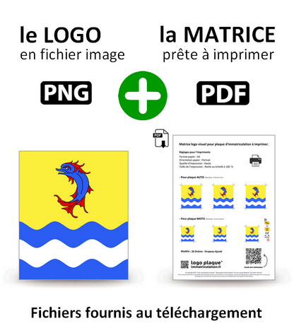 26 Drôme - Drapeau Ajusté