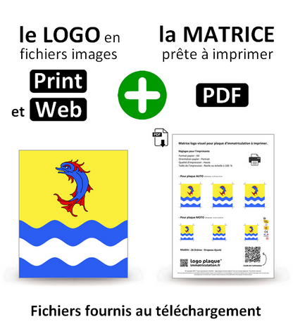 26 Drôme - Drapeau Ajusté