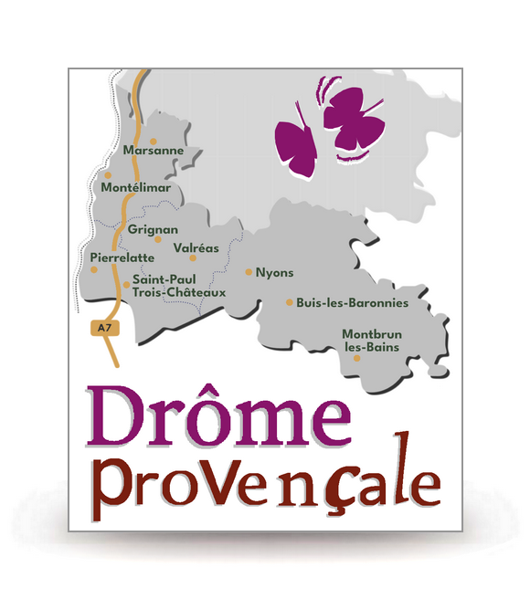 26 Drôme - Provençale - Autocollant plaque immatriculation®