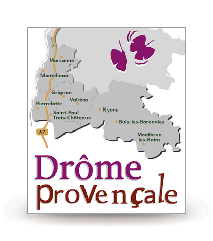 26 Drôme - Provençale - Autocollant plaque immatriculation®