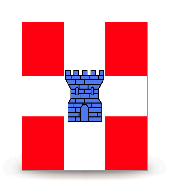 26 Valence - Drapeau Ajusté - Autocollant plaque immatriculation®