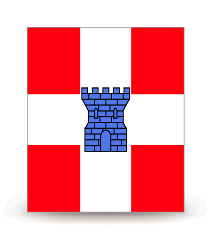 26 Valence - Drapeau Ajusté - Autocollant plaque immatriculation®
