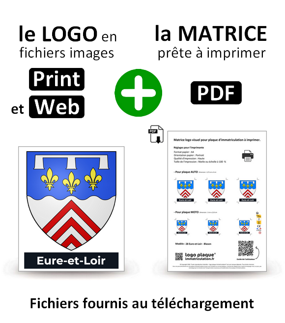 28 Eure-et-Loir - Blason