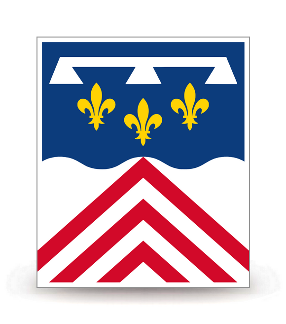 28 Eure-et-Loir - Drapeau Ajusté - Autocollant plaque immatriculation®
