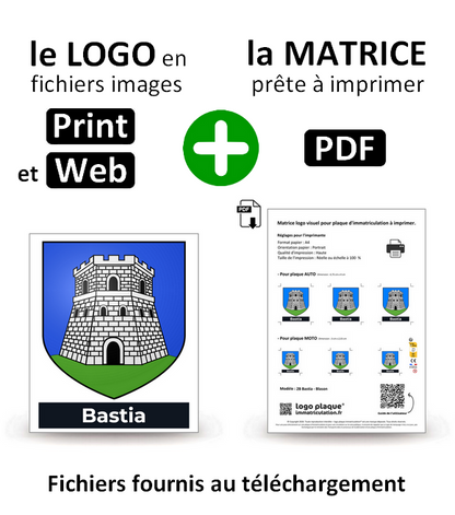 2B Bastia - Blason