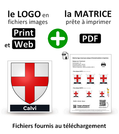 2B Calvi - Blason