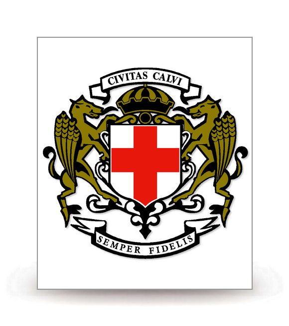 2B Calvi - Ville (2012) - Autocollant plaque immatriculation®
