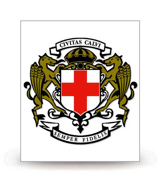 2B Calvi - Ville (2012) - Autocollant plaque immatriculation®