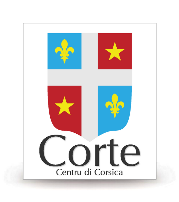 2B Corte - Ville (2022) - Autocollant plaque immatriculation®
