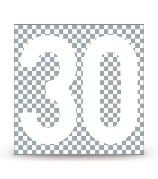 30 - Gard | Autocollant plaque immatriculation® DIY