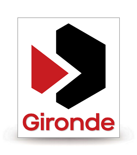 33 Gironde - Département (2018) - Autocollant plaque immatriculation®