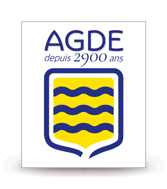 34 Agde - Ville (2026) - Autocollant plaque immatriculation®