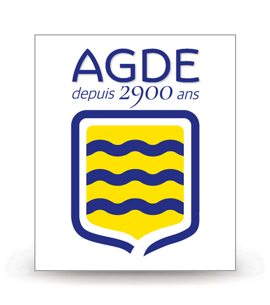 34 Agde - Ville (2026) - Autocollant plaque immatriculation®