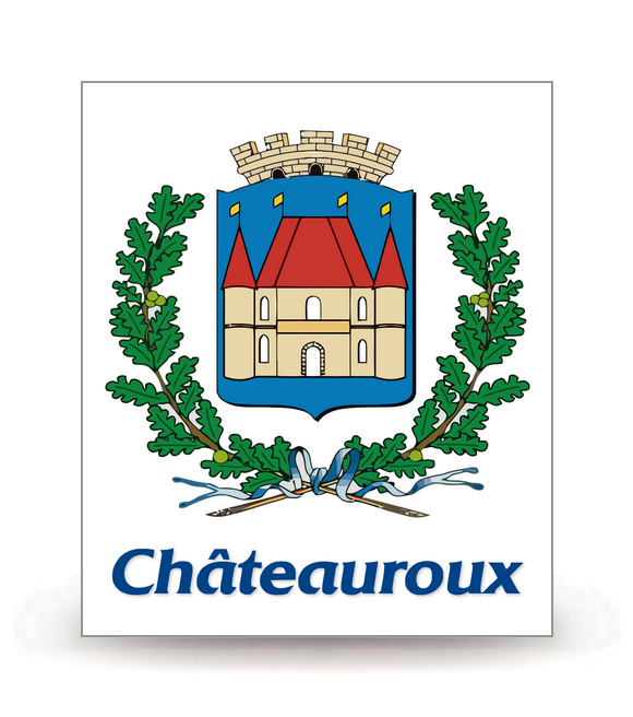 36 Châteauroux - Ville (2009) - Autocollant plaque immatriculation®