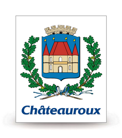 36 Châteauroux - Ville (2009) - Autocollant plaque immatriculation®