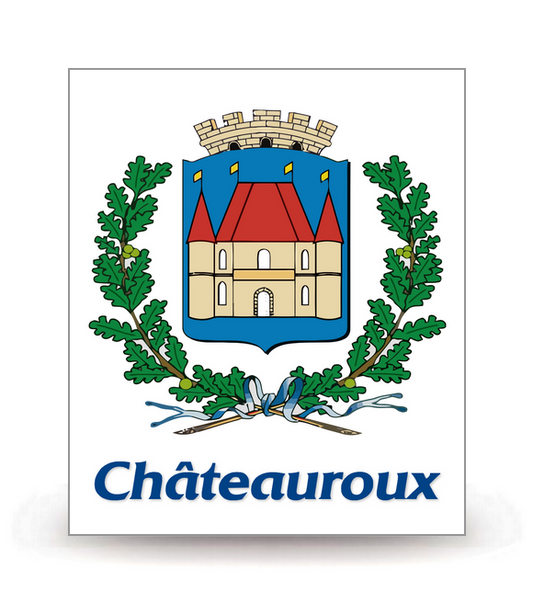 36 Châteauroux - Ville (2009) - Autocollant plaque immatriculation®