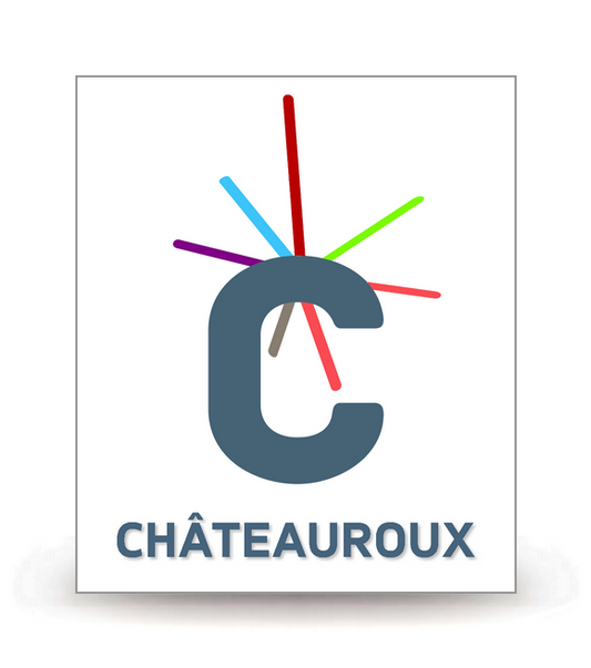 36 Châteauroux - Ville & Métropole (2015) - Autocollant plaque immatriculation®