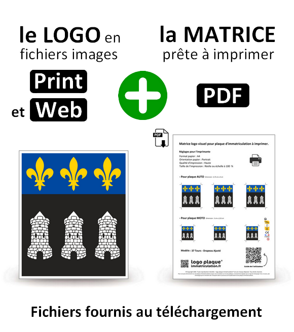 37 Tours - Drapeau Ajusté