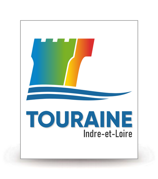 37 Indre-et-Loire - Département (2019) - Autocollant plaque immatriculation®