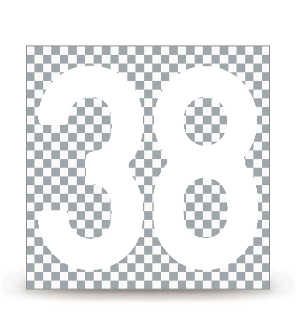 38 - Isère | Autocollant plaque immatriculation®
