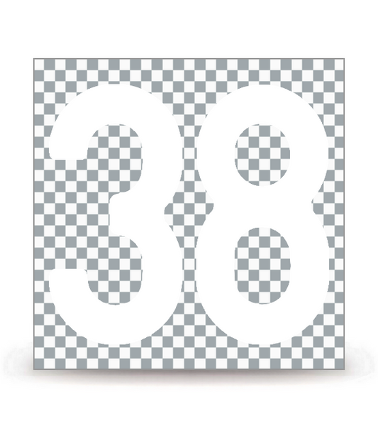 38 - Isère | Autocollant plaque immatriculation®