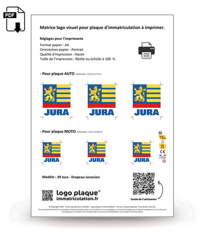 39 Jura - Drapeau Jurassien