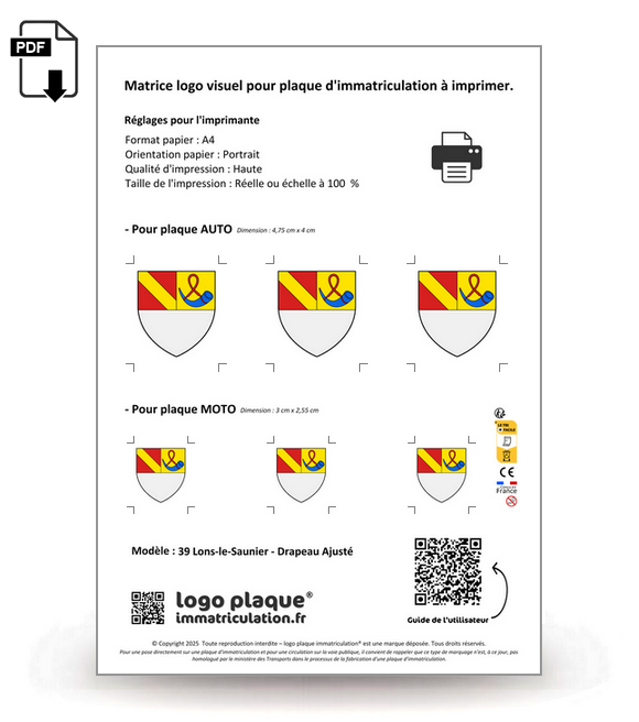 39 Lons-le-Saunier - Blason