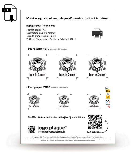 39 Lons-le-Saunier - Ville (2020) Black Edition