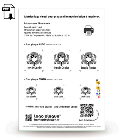 39 Lons-le-Saunier - Ville (2020) Black Edition
