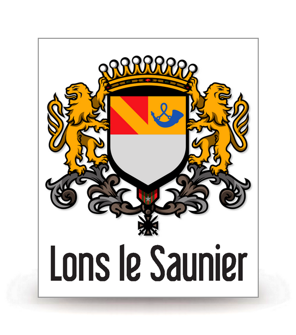 39 Lons-le-Saunier - Ville ( 2020) - Autocollant plaque immatriculation®