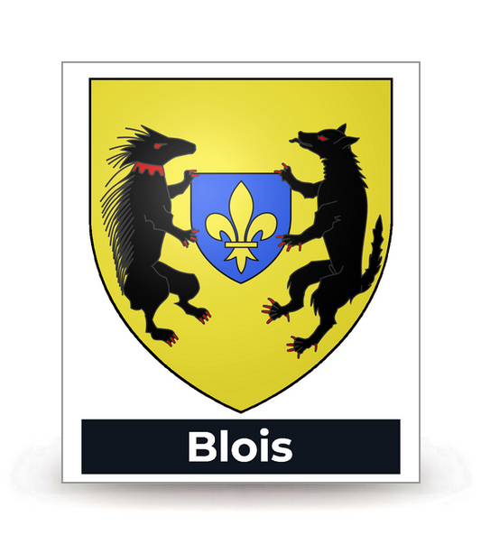 41 Blois - Blason - Autocollant plaque immatriculation®