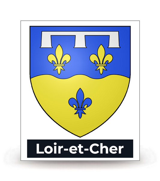 41 Loir-et-Cher - Blason - Autocollant plaque immatriculation®