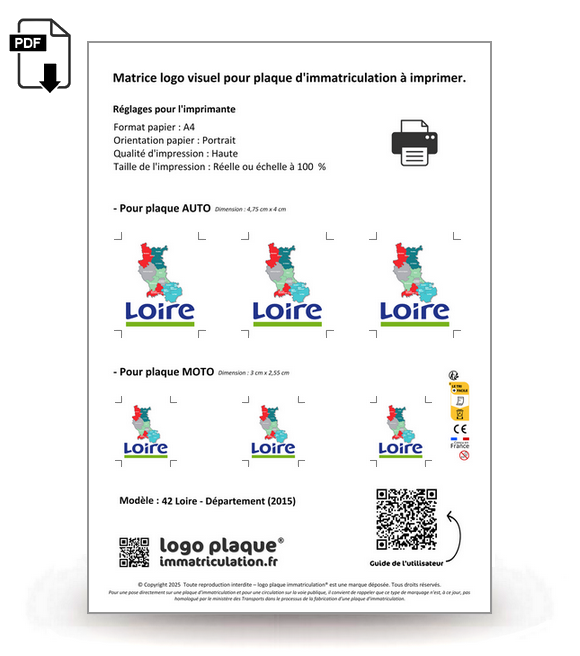 42 Loire - Département (2015)