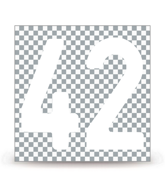 42 - Loire  | Autocollant plaque immatriculation®