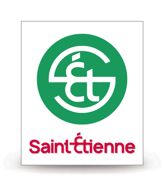 42 Saint-Étienne - Ville (2021) - Autocollant plaque immatriculation®