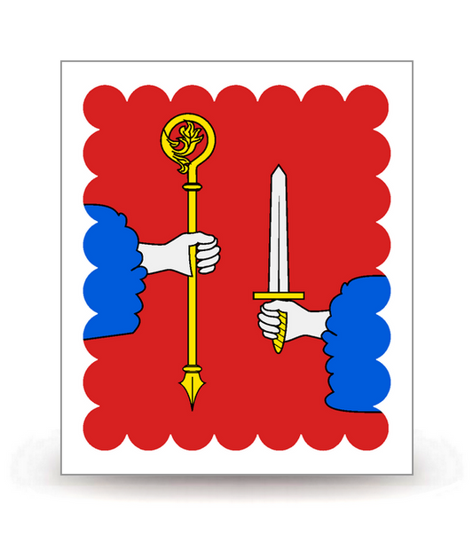 43 Haute-Loire - Drapeau Ajusté