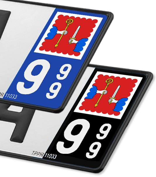 43 Haute-Loire - Drapeau Ajusté